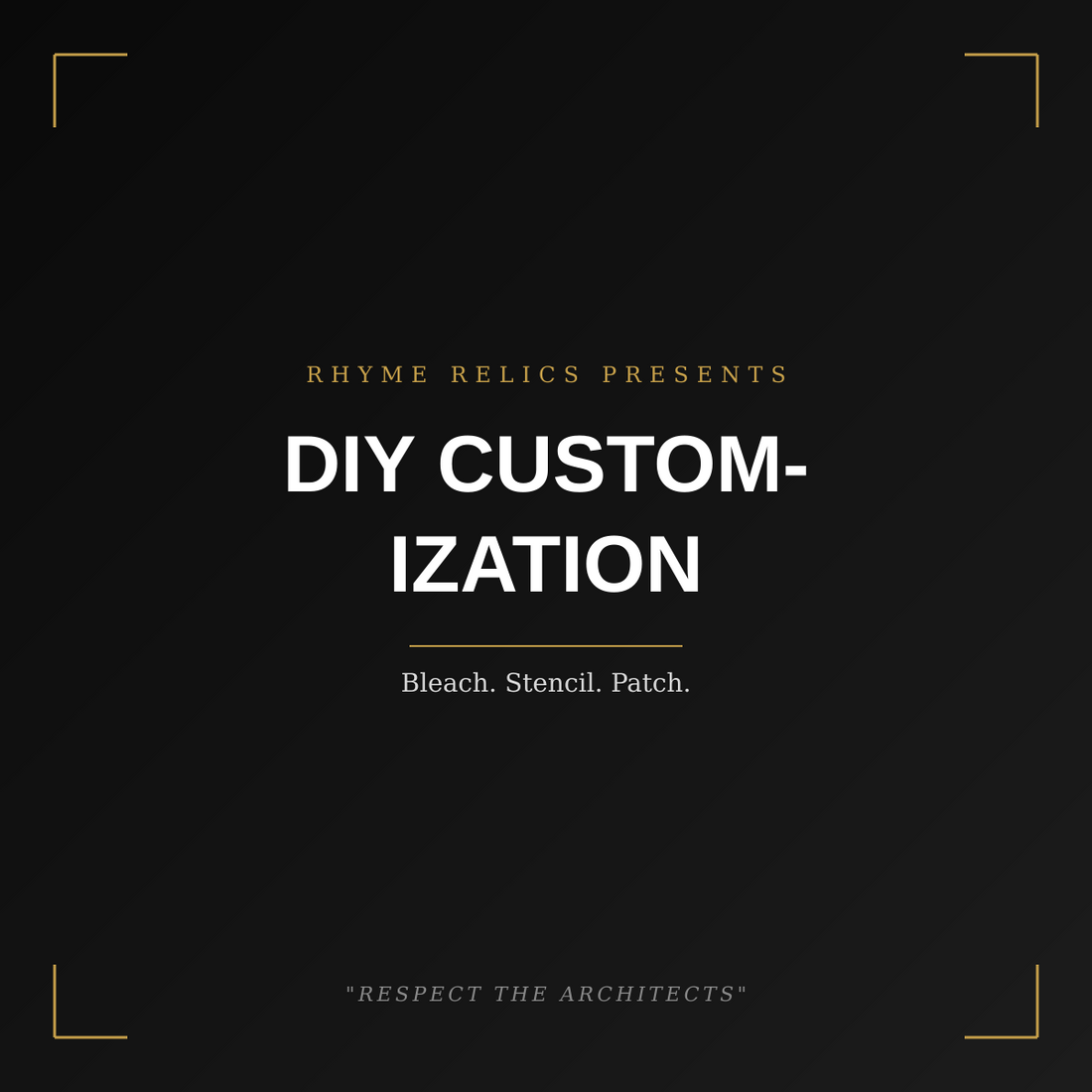 DIY Customization Guide: Bleach, Stencil &amp;amp; Patch Techniques