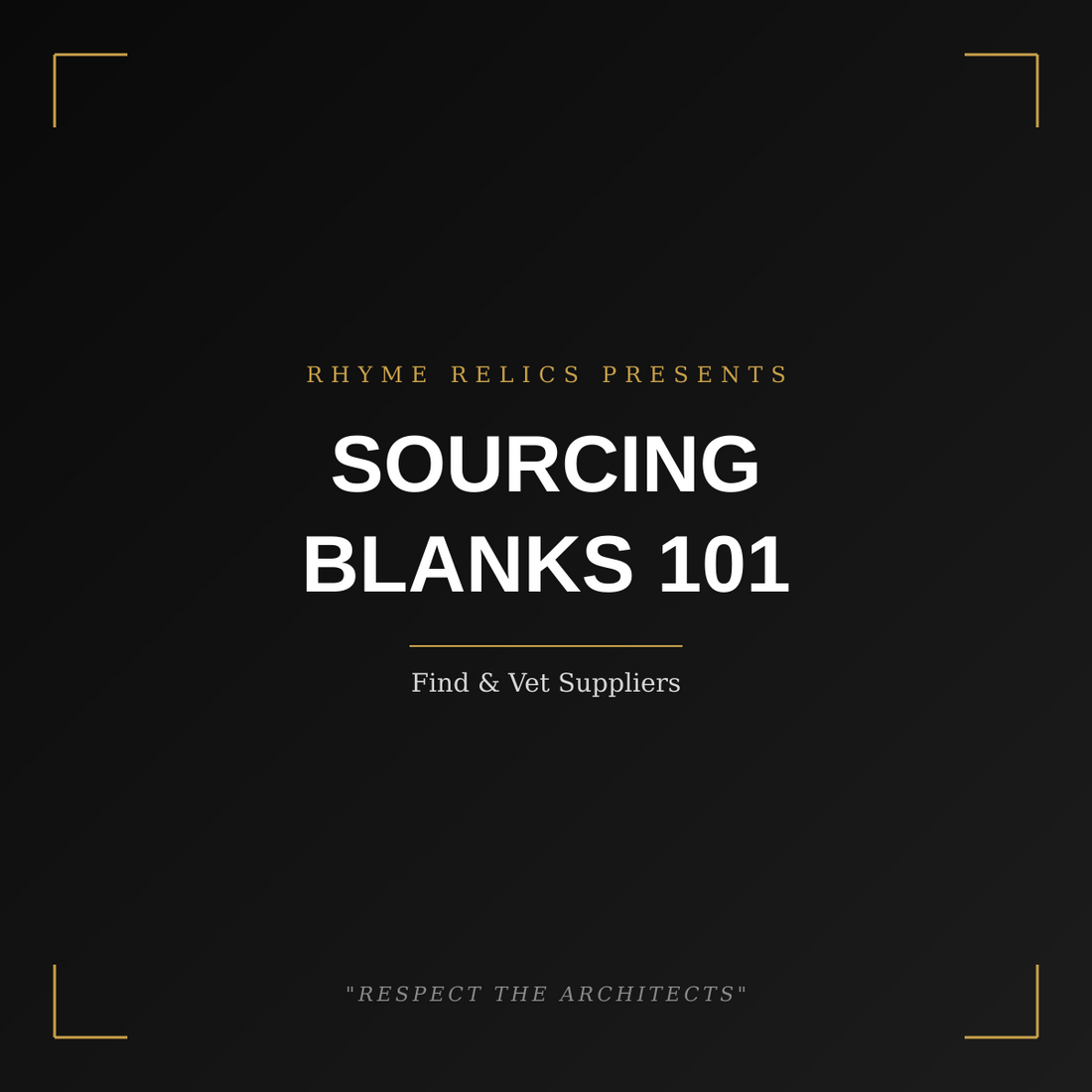 Sourcing Blanks 101: Finding &amp;amp; Vetting Suppliers for Your Brand