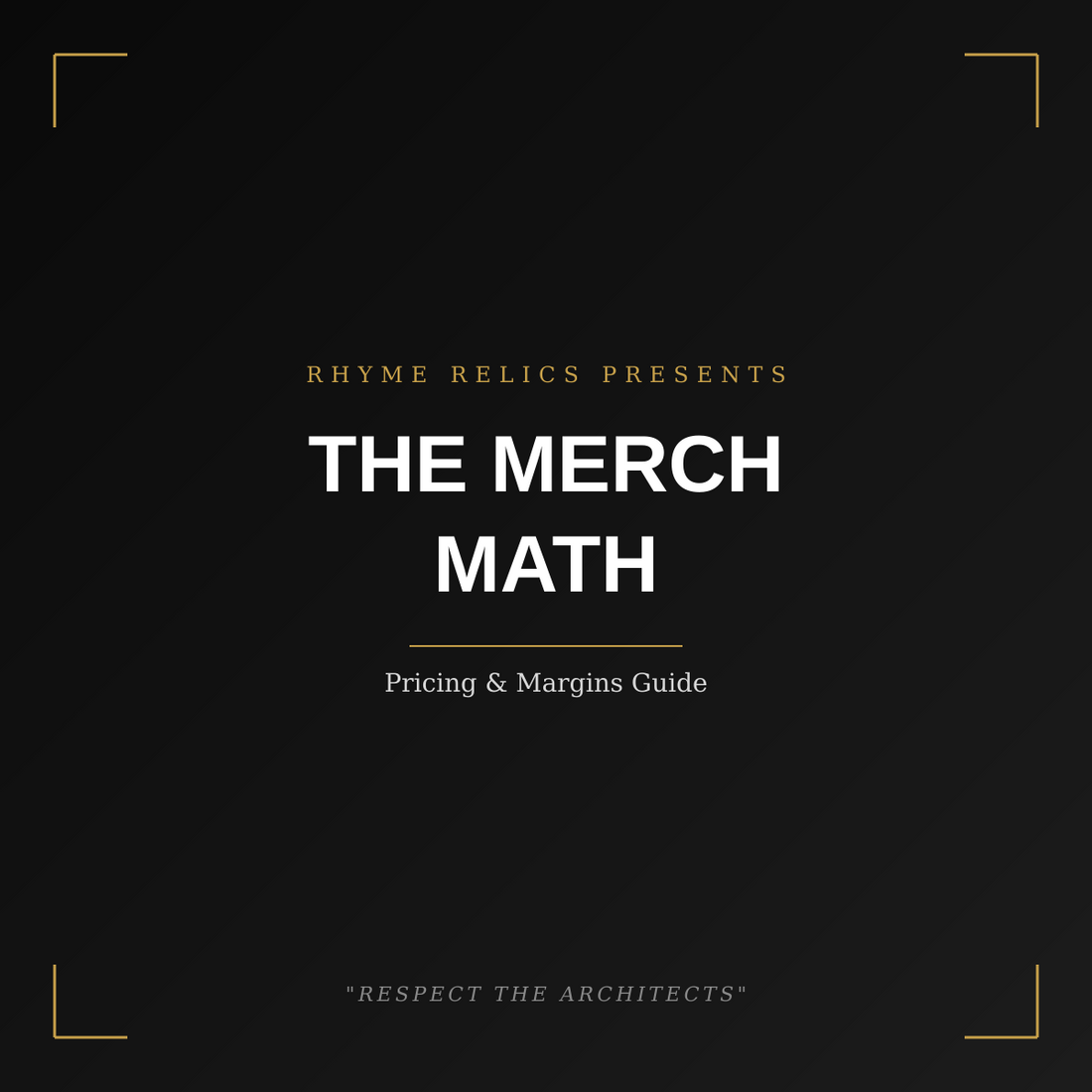 The Merch Math: Pricing &amp;amp; Margins for Small Streetwear Brands