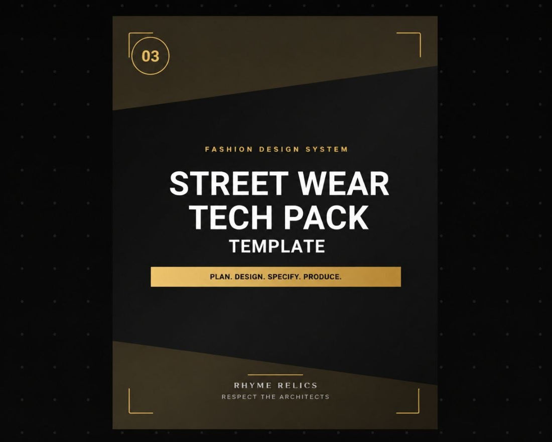 Streetwear Tech Pack Template